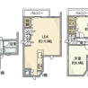 2SLDK House to Rent in Yokohama-shi Naka-ku Floorplan