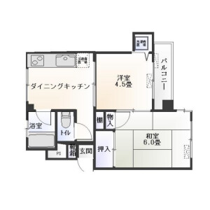 2K Mansion in Chuo - Ota-ku Floorplan