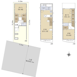 1SLDK {building type} in Tamagawa - Ota-ku Floorplan