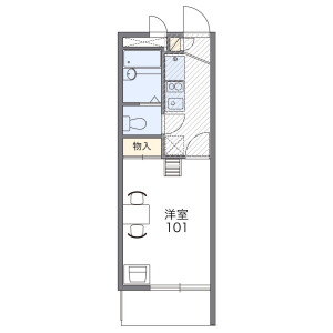 1K Apartment in Osonedai - Yokohama-shi Kohoku-ku Floorplan
