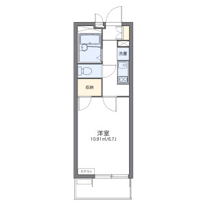 1K Mansion in Nagainishi - Osaka-shi Sumiyoshi-ku Floorplan