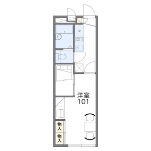 1K Apartment in Nishibiwajimacho kawaguchi - Kiyosu-shi Floorplan