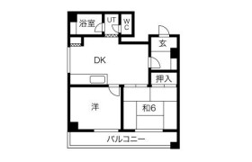 2DK Mansion in Kozu - Osaka-shi Chuo-ku