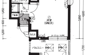 1R {building type} in Maizuru - Fukuoka-shi Chuo-ku