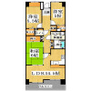 3LDK Apartment to Rent in Osaka-shi Joto-ku Floorplan