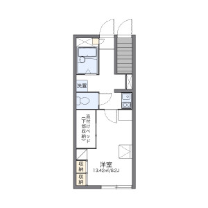 1K Apartment in Kuzuhara - Neyagawa-shi Floorplan