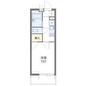 1K Mansion in Imaike - Nagoya-shi Chikusa-ku Floorplan