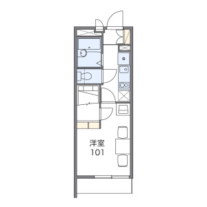 1K Apartment in Kizuki - Kawasaki-shi Nakahara-ku Floorplan