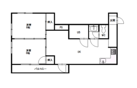 2LDK Mansion in Mukaino - Fukuoka-shi Minami-ku
