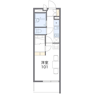 1K Mansion in Hanazonokita - Osaka-shi Nishinari-ku Floorplan