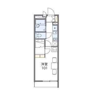 1K Mansion in Minamiyukigaya - Ota-ku Floorplan