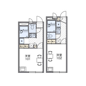 1K Apartment in Nishiki - Nagasaki-shi Floorplan