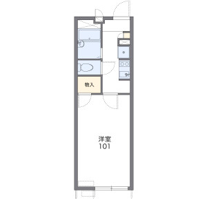 1K 아파트 in Hanata - Koshigaya-shi Floorplan