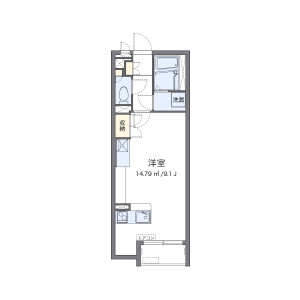 1R Apartment in Zushioku yakuracho - Kyoto-shi Yamashina-ku Floorplan