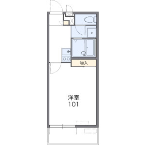 1K Mansion in Oshiocho - Nagoya-shi Nakagawa-ku Floorplan