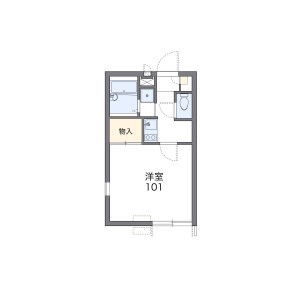 1K Apartment in Indacho - Hirakata-shi Floorplan