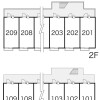 1K Apartment to Rent in Mito-shi Layout Drawing