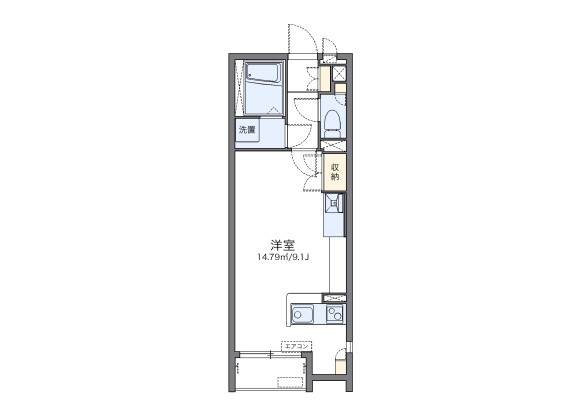 1R Apartment to Rent in Ashigarashimo-gun Yugawara-machi Floorplan