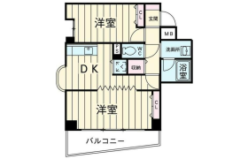 2DK Mansion in Kamishinozaki - Edogawa-ku