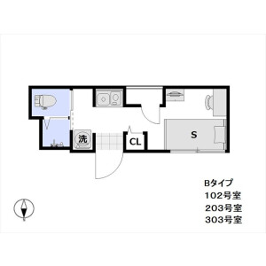 1R Mansion in Takada - Toshima-ku Floorplan