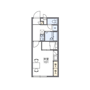 1K Mansion in Onaha - Nakagami-gun Nishihara-cho Floorplan