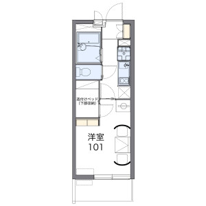 1K Mansion in Kameyacho - Kyoto-shi Nakagyo-ku Floorplan