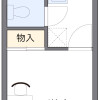 1K 아파트 to Rent in Katsushika-ku Floorplan
