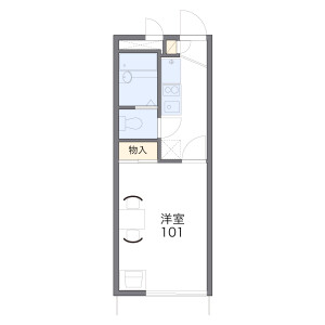 1K 아파트 in Shibamata - Katsushika-ku Floorplan