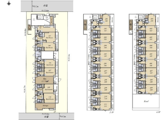 Whole Building Apartment to Buy in Katsushika-ku Floorplan