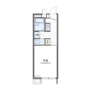 1K Apartment in Asahicho - Nerima-ku Floorplan