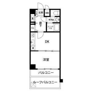 1DK Mansion in Futaba - Shinagawa-ku Floorplan