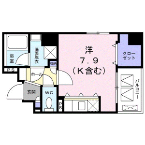 1K Mansion in Kotobuki - Taito-ku Floorplan