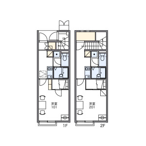 1K Apartment in Isoyama - Suzuka-shi Floorplan