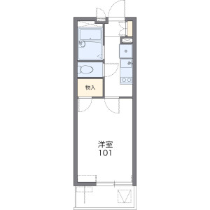 1K Mansion in Sagamihara - Sagamihara-shi Chuo-ku Floorplan