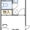 神戶市長田區出租中的1K公寓 房屋格局