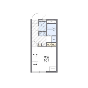 1K Apartment in Mizudocho - Amagasaki-shi Floorplan