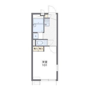 1K Mansion in Tomiokanishi - Yokohama-shi Kanazawa-ku Floorplan