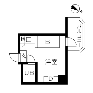 1R Mansion in Hommachi - Shibuya-ku Floorplan