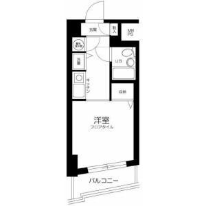 1K Mansion in Futago - Kawasaki-shi Takatsu-ku Floorplan