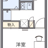 1K Apartment to Rent in Chiba-shi Chuo-ku Floorplan