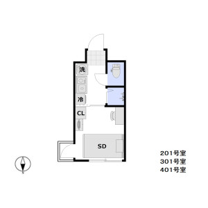 1K Mansion in Toyo - Koto-ku Floorplan