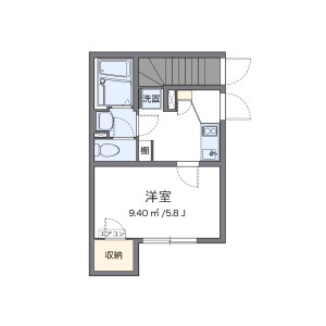 1K Apartment in Senju kawaracho - Adachi-ku Floorplan