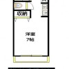 1R Apartment to Rent in Higashikurume-shi Floorplan