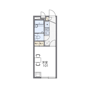 1K Apartment in Tashiden - Daito-shi Floorplan