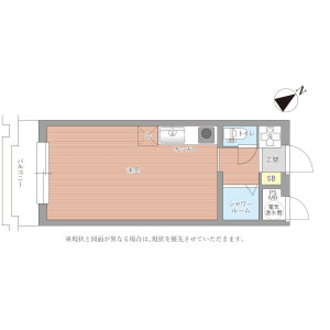 1K Mansion in Shukugawara - Kawasaki-shi Tama-ku Floorplan