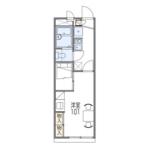 1K Apartment in Kitanoda - Sakai-shi Higashi-ku Floorplan