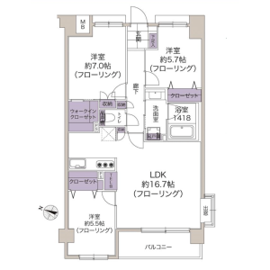 3LDK {building type} in Hatagaya - Shibuya-ku Floorplan