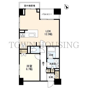 1LDK Mansion in Nakameguro - Meguro-ku Floorplan