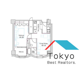 1LDK Mansion in Hyakunincho - Shinjuku-ku Floorplan