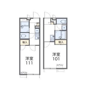 1K Apartment in Toyodacho - Kawagoe-shi Floorplan